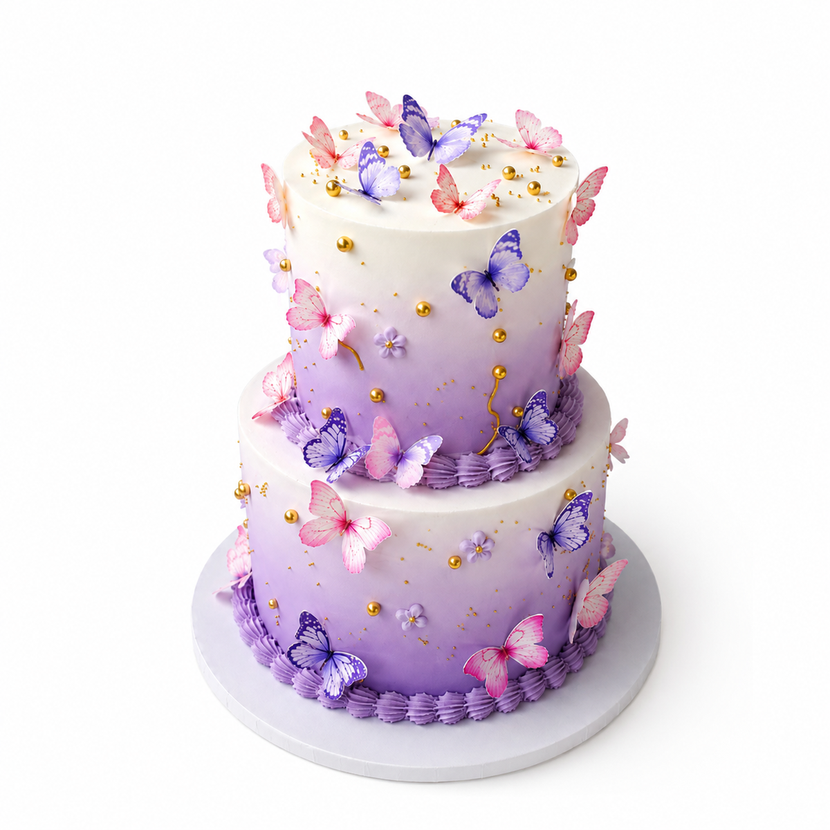 Gâteau papillon coloré #BC0803
