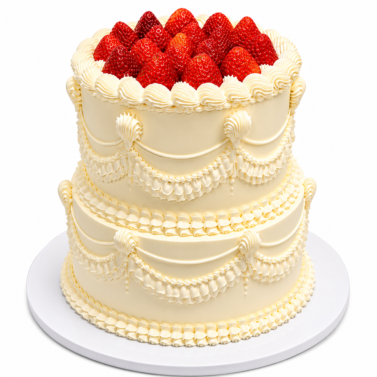 Gâteau aux fraises vintage #VS629