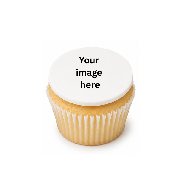 6 cupcakes personnalisés avec image comestible