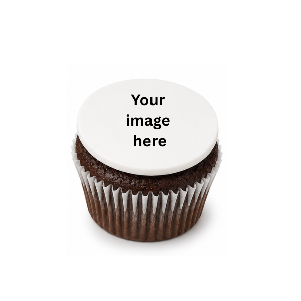 6 cupcakes personnalisés avec image comestible