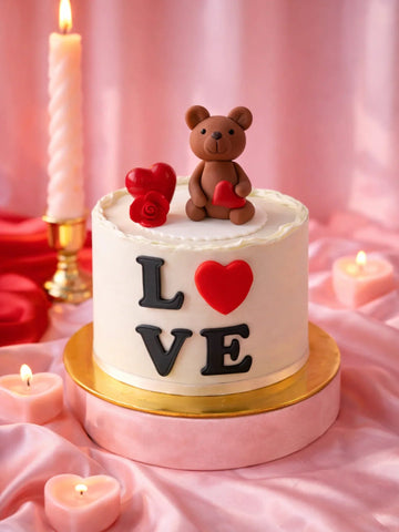 Teddy Love Cake #TL0717