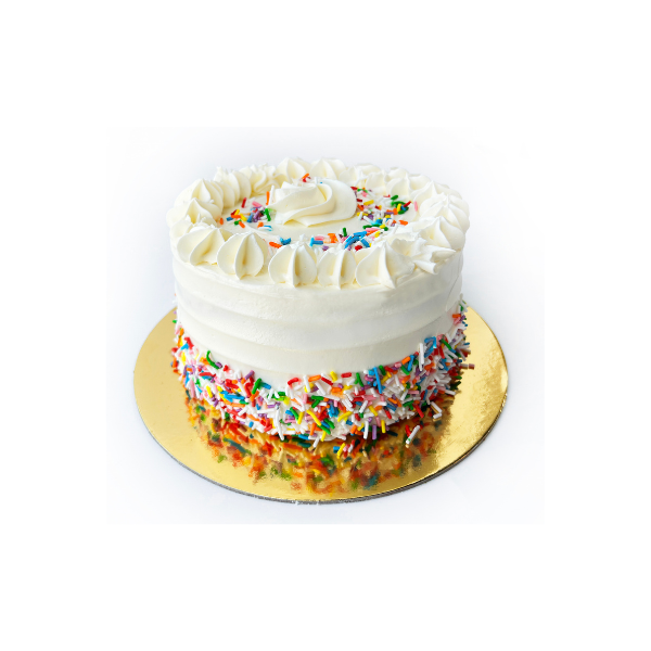 Gâteau confettis d'anniversaire
