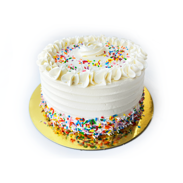 Gâteau confettis d'anniversaire