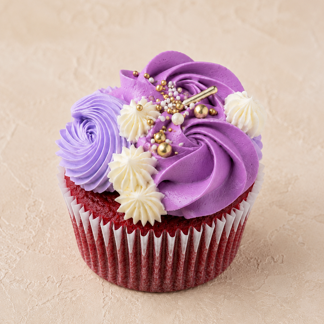 6 cupcakes de luxe à la lavande