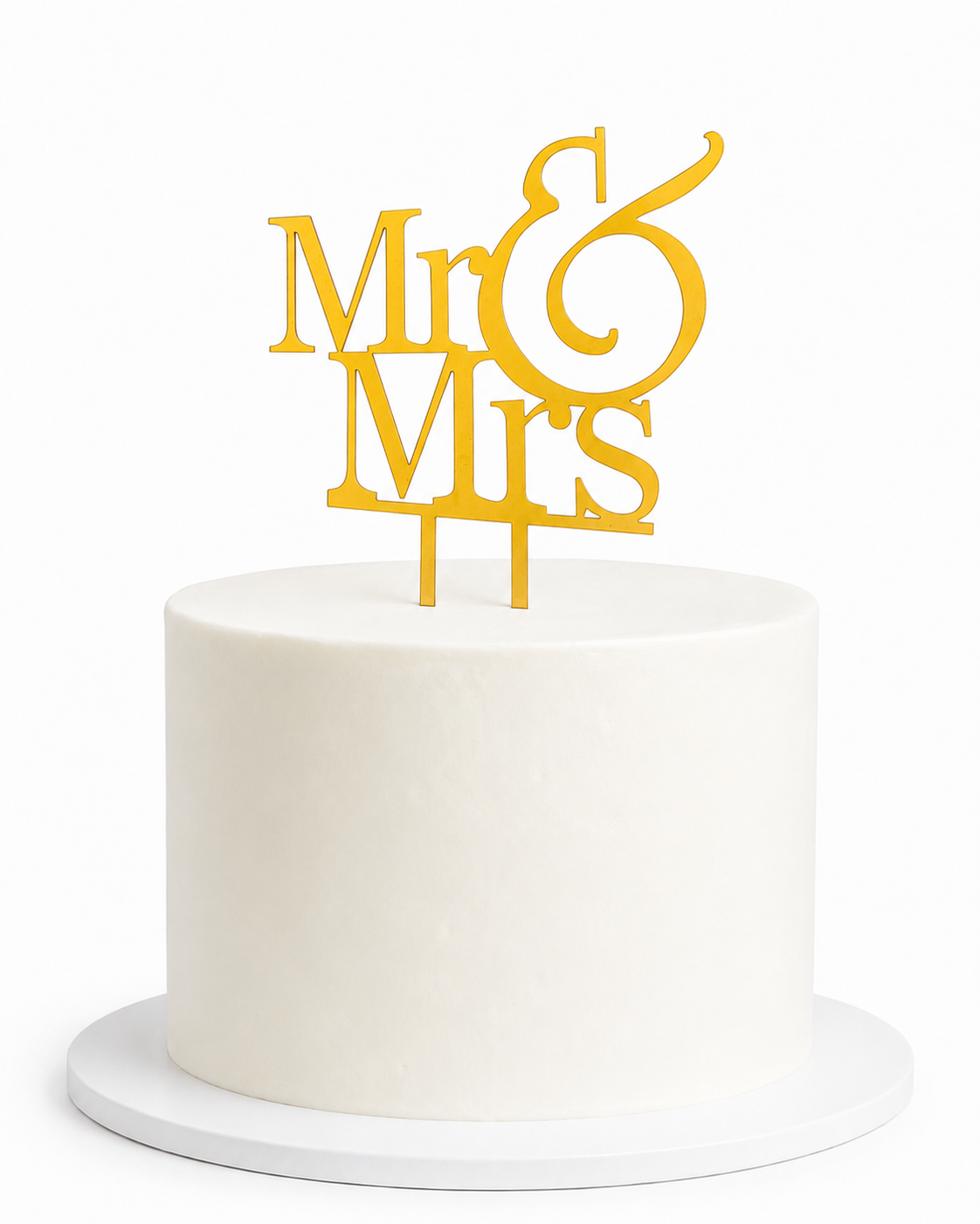 Mr & Mrs Cake Topper