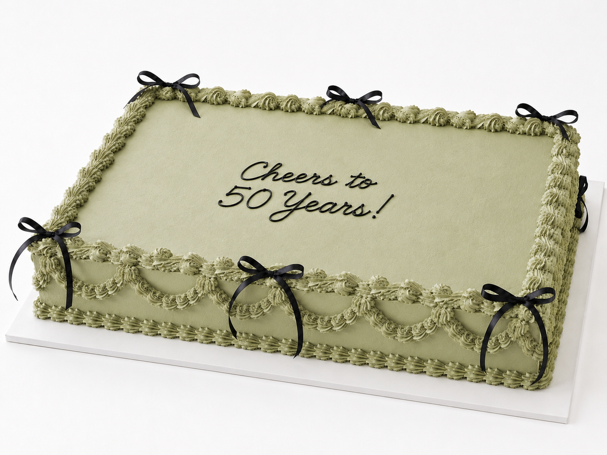 Vintage Slab Cake 16" -  #VS12