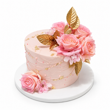 Gâteau Golden Bloom #GB629