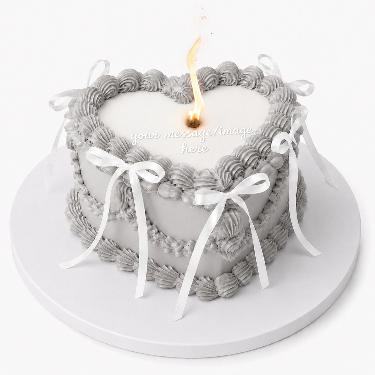 Gâteau image BURNAWAY - Cœur