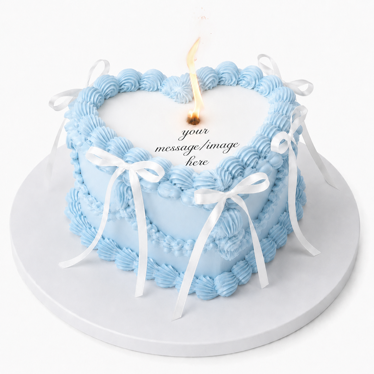 Gâteau image BURNAWAY - Cœur