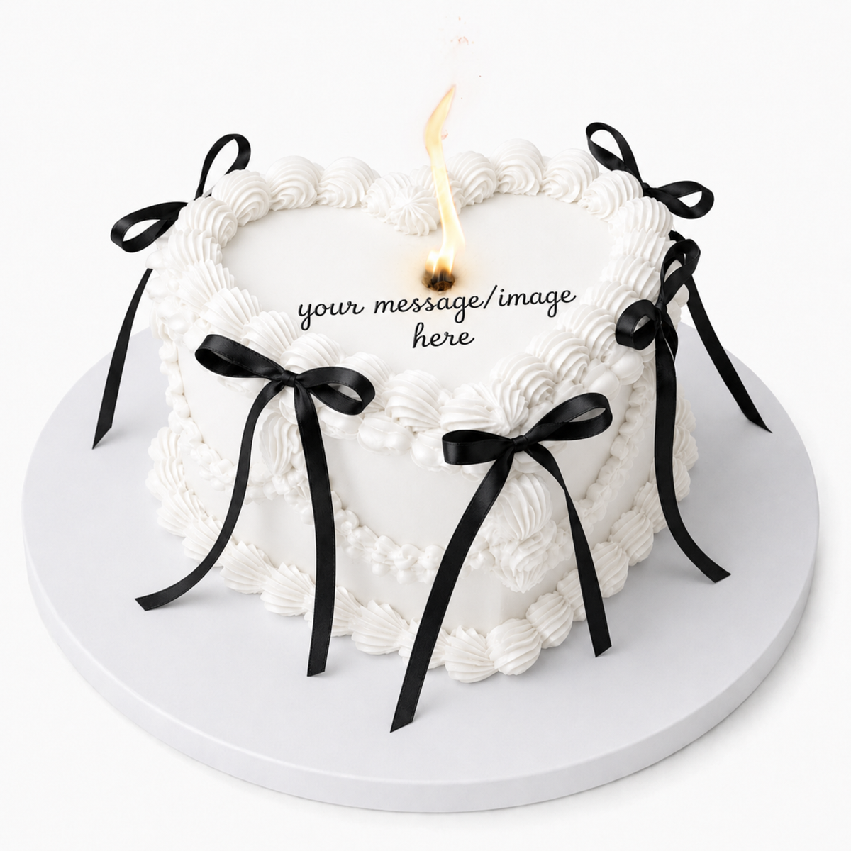 Gâteau image BURNAWAY - Cœur