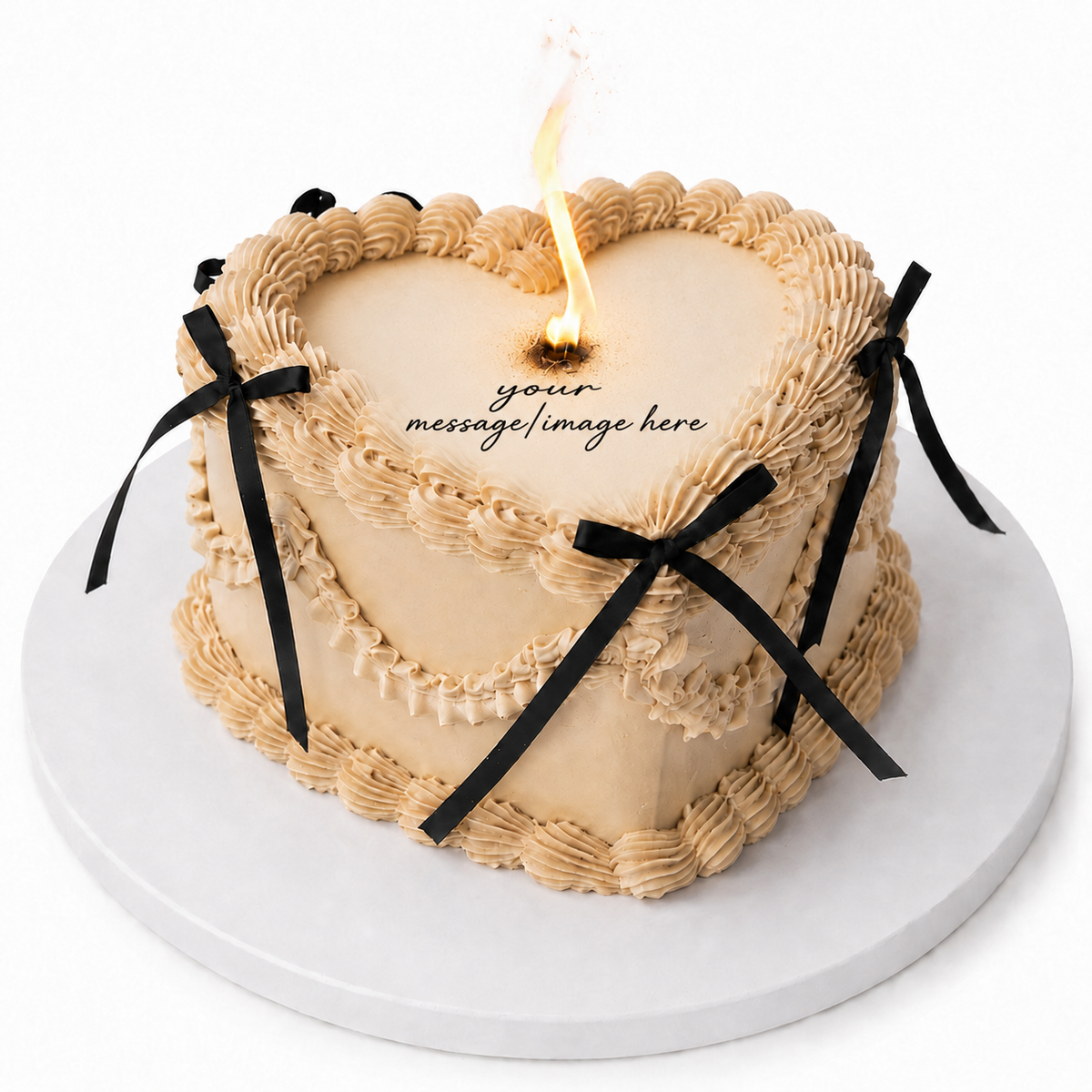 Gâteau image BURNAWAY - Cœur