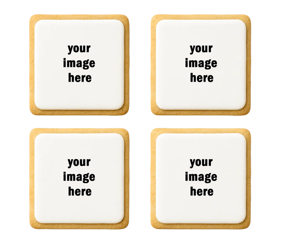 10 x Custom Edible Image Cookies