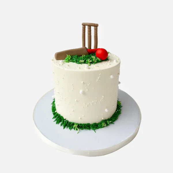 Cricket-Themed Cake - #PT13.