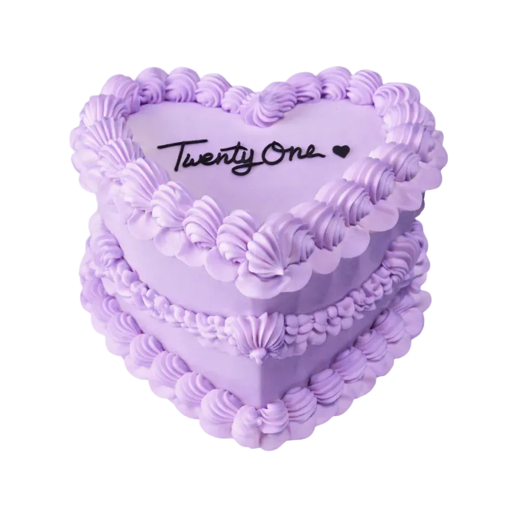 HEART VINTAGE CAKE (Custom).