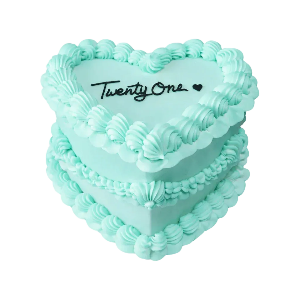 HEART VINTAGE CAKE (Custom).