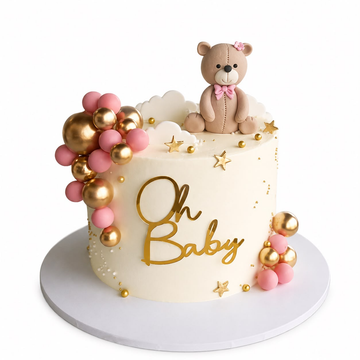 Gâteau bébé ours en peluche - #PT28