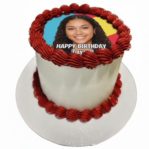 Gâteau classique avec image comestible - #PT58