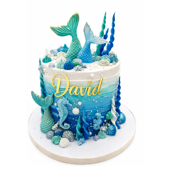 Blue Mermaid Fantasy #PT184B