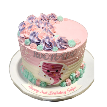 Two-Nado Illustration Cake #PT195