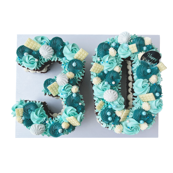 CUSTOM NUMBER CAKE (12" x 16") - #PT88