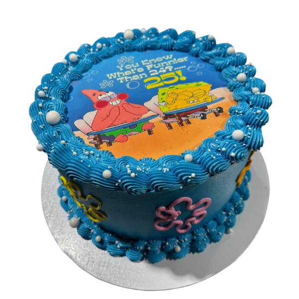 Spongebob Edible Image Cake- #PT66