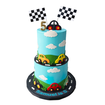 Racing Car Adventure Cake #RCA0724