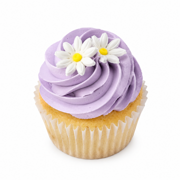 6 x Cupcakes marguerites à la lavande