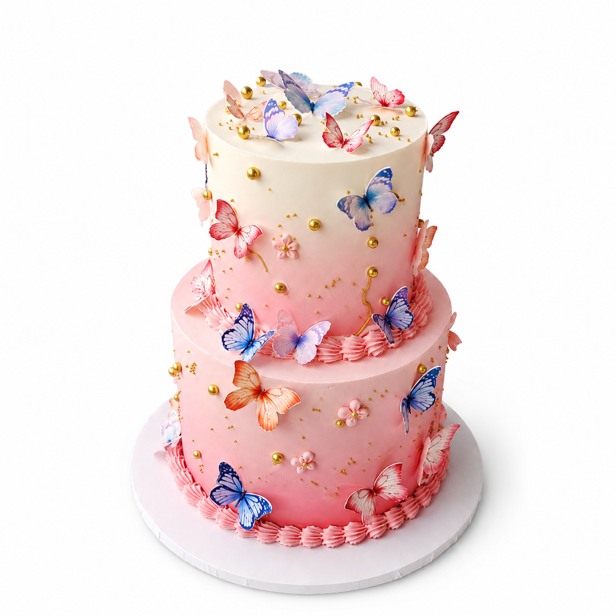 Gâteau papillon coloré #BC0803